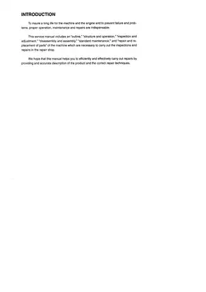 H08B Excavator Service Manual & Parts Catalogue - Comprehensive Guide for Efficient Operation and Maintenance Preview image 2