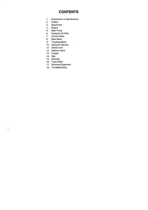 H08B Excavator Service Manual & Parts Catalogue - Comprehensive Guide for Efficient Operation and Maintenance Preview image 4