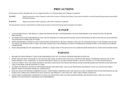 EPSON Stylus Photo RX680/RX685/RX690 Service Manual Preview image 3