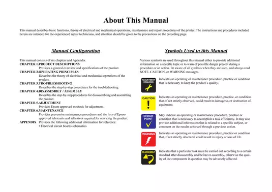 EPSON Stylus Photo RX680/RX685/RX690 Service Manual Preview image 4
