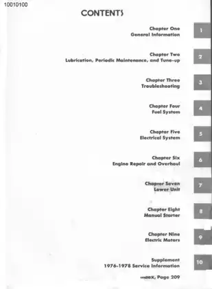 1965-1978 Evinrude 1,5-35hp outboard motor service repair manual Preview image 2