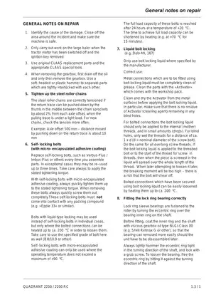 Claas Quadrant 2200, 2200RC square baler service manual Preview image 4