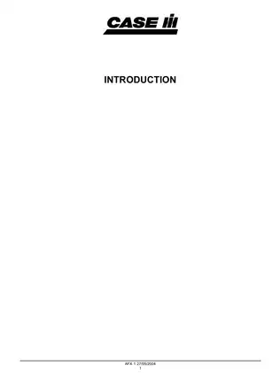 Comprehensive CASE III AFX8010 Repair Manual for Efficient Hydraulic System Maintenance Preview image 3