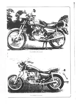 1978-1986 Honda CX 500 service manual Preview image 1