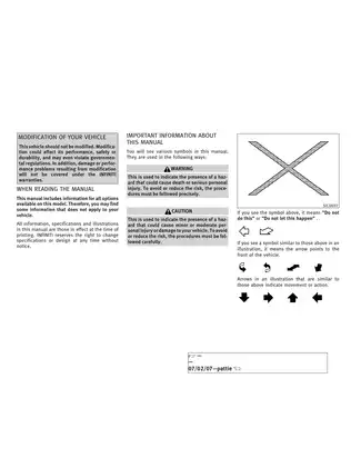 2008 Infiniti G35 owners manual Preview image 2