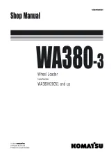 2000 Komatsu WA380-3 Wheel Loader Shop Manual (P/N VEBM460104) – preview page 1