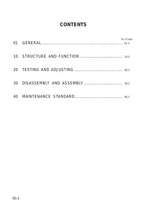 Komatsu WA380-3, WA380H wheel loader shop manual Preview image 2