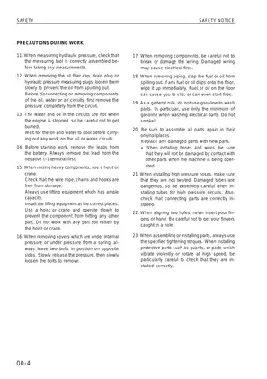 Komatsu WA380-3 Wheel Loader Digital Service Manual (2000) Preview image 4