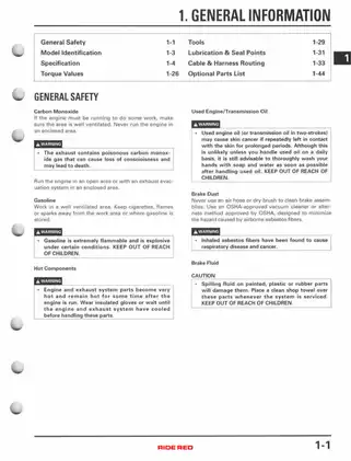 Honda CR80R/RB Service Manual – Repair & Maintenance Guide Preview image 5
