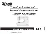 EURO-PRO Euro Pro 605 Sewing Machine User Manual (P/N 06/06B) – preview page 1