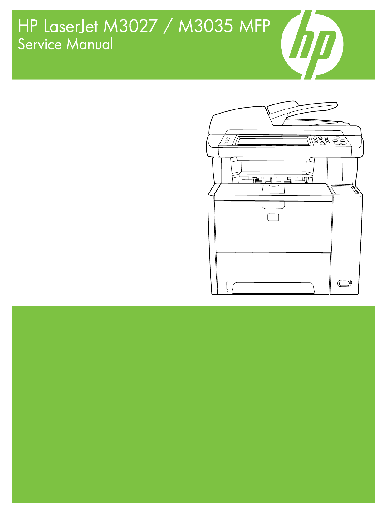 HP LaserJet M3027, M3035 multifunction printers service guide Preview image 6