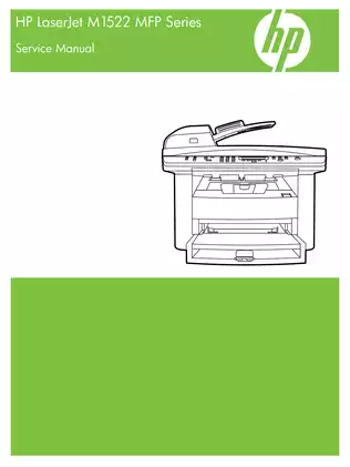 HP LaserJet M1522 Service Manual - Complete Guide for MFP Series