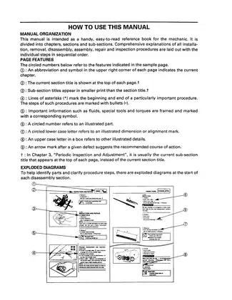 Yamaha Warrior 350, YFM350 ATV service manual Preview image 5