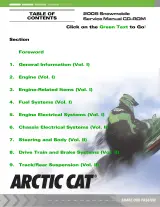 2005 Arctic Cat 2-STROKE King Cat and M-Series sleds, 370–900cc Service Manual (P/N 2257-149, 2257-150) – preview page 1