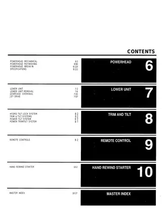 Yamaha Outboard Service Manual (1984-2003) - Comprehensive Repair & Maintenance Guide Preview image 3
