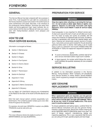 2007 Harley-Davidson Softail Service Manual: Maintenance and Repair Guide Preview image 2