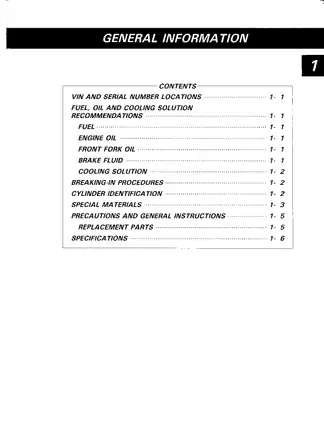 1991-1994 Suzuki GSX 250 F, GSX 250 service manual Preview image 2