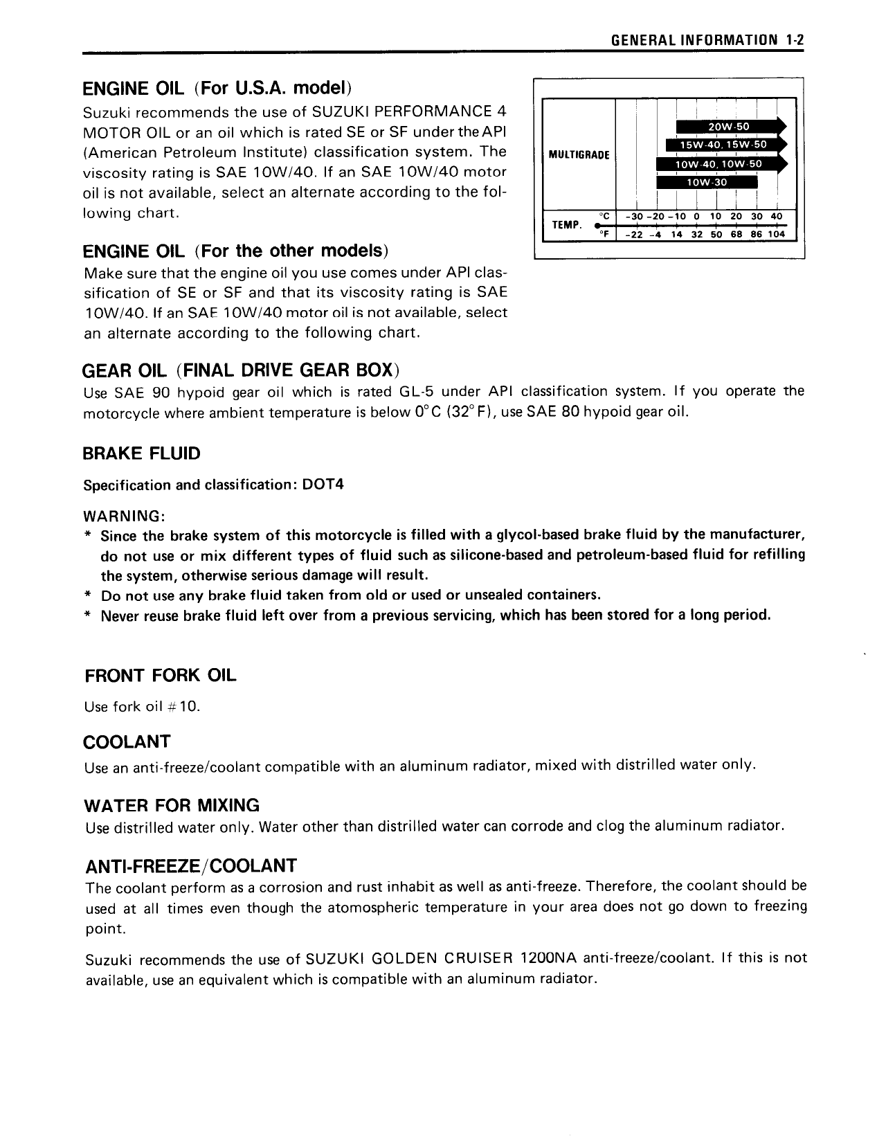1990-1993 Suzuki VX 800, VX-800L repair and service manual Preview image 5