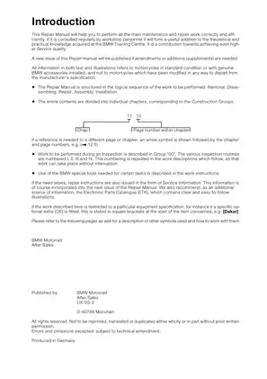 BMW F650GS, GS Dakar repair manual Preview image 2