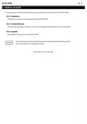 Canon PIXMA MP600 Service Manual - Comprehensive Guide for Maintenance and Troubleshooting Preview image 2