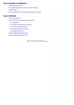 Canon PIXMA MP600 Service Manual - Comprehensive Guide for Maintenance and Troubleshooting Preview image 4