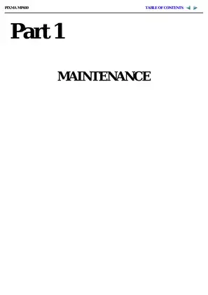 Canon PIXMA MP600 Service Manual - Comprehensive Guide for Maintenance and Troubleshooting Preview image 5