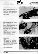 Honda XL400R & XL500R1982 OEM Service Manual Addendum (P/N 6643500Y) – preview page 3