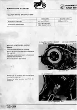 Honda XL400R & XL500R1982 OEM Service Manual Addendum (P/N 6643500Y) – preview page 6