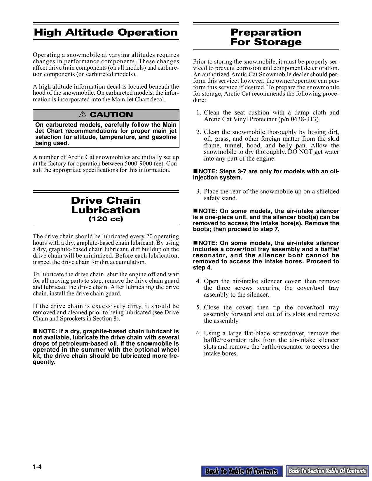 2002 Arctic Cat snowmobile service and shop manual Preview image 4