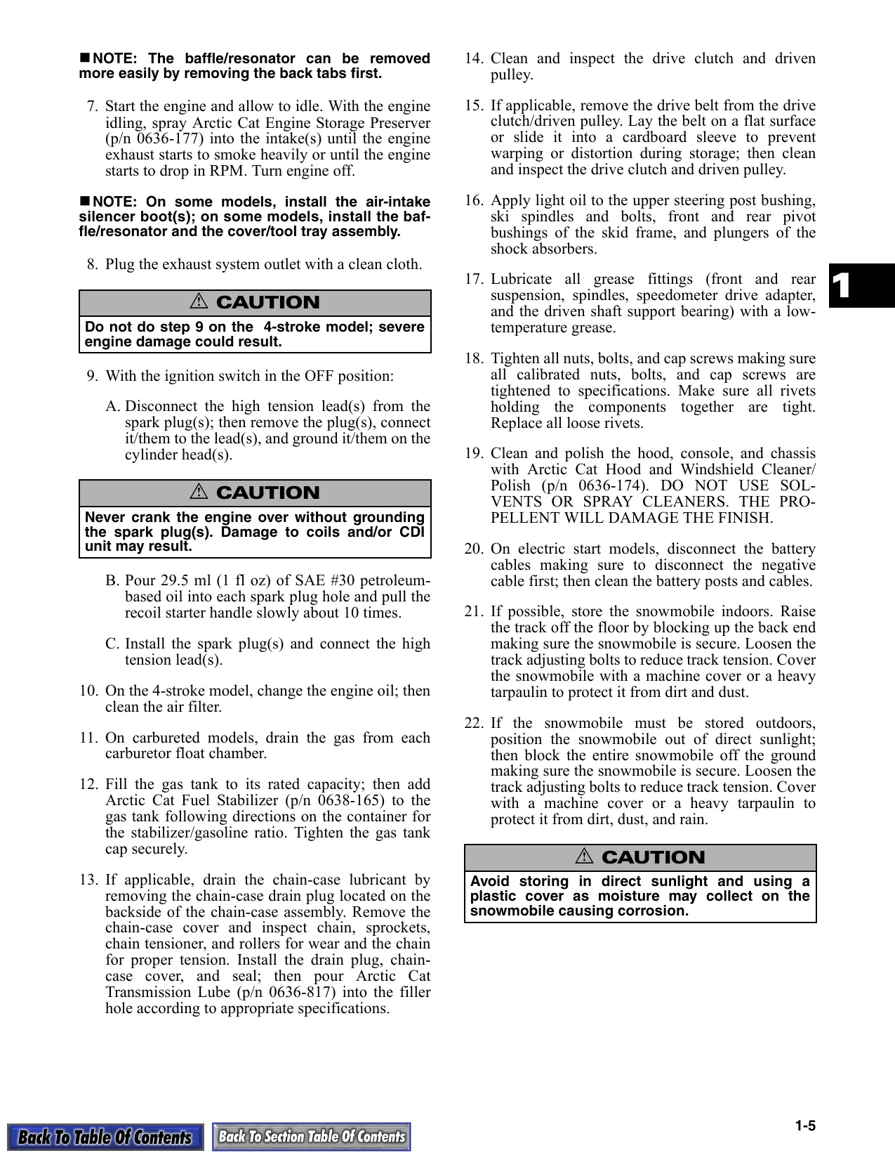 2002 Arctic Cat snowmobile service and shop manual Preview image 5