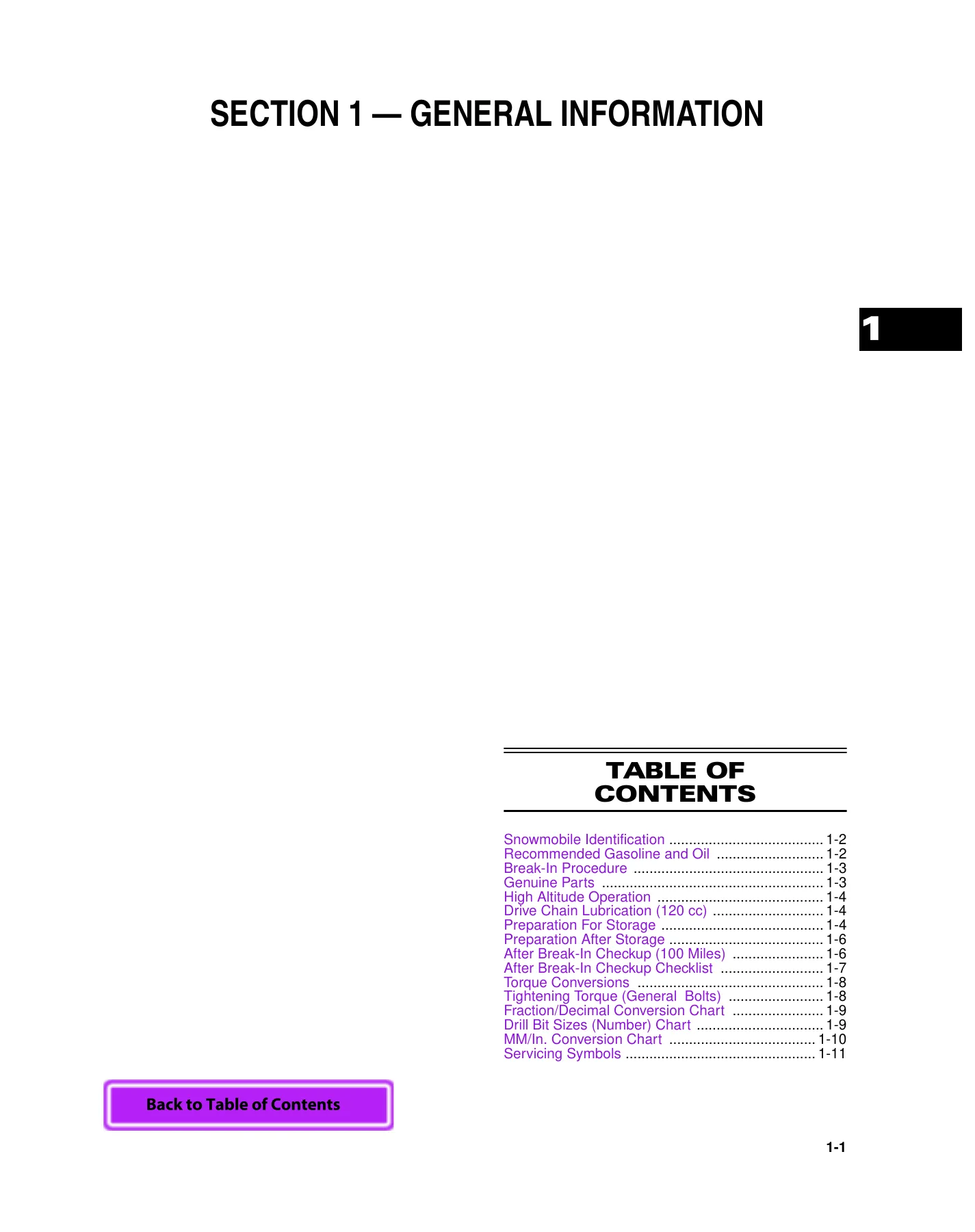 2003 Arctic Cat snowmobile service manual