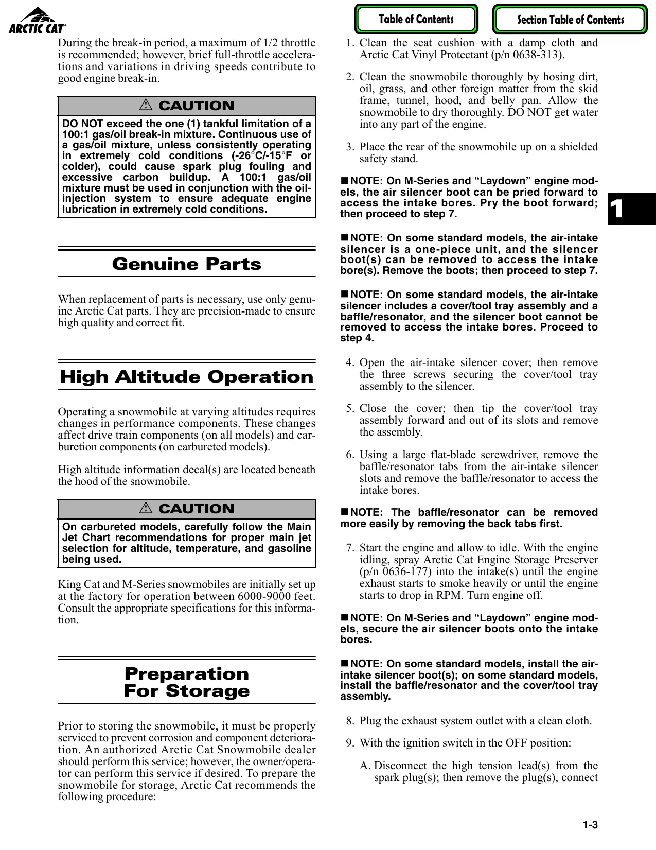 2005 Arctic Cat snowmobile shop manual Preview image 3