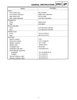 1989–2007 Yamaha Grizzly 125 YFM125GV & Breeze YFA1S(C) ATV Owner's Manual (P/N LIT-11626-17-02) – preview page 5
