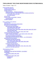 1990–2002 Toro / Lawn-Boy Two Stage Snowthrower Drive Systems Service Manual (P/N 492-4738/492-0354) – preview page 2