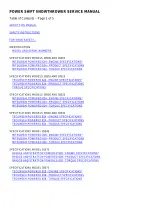 1989 Toro Power Shift 624, 824, 828, 1132 Service & Repair Manual – preview page 1