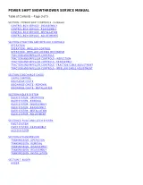 1989 Toro Power Shift 624, 824, 828, 1132 Service & Repair Manual – preview page 3