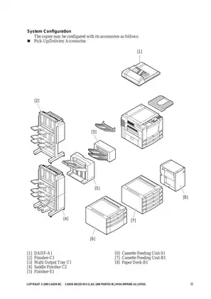 Canon GP335, GP405 manual Preview image 5