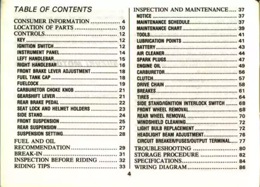Suzuki GSX-R1100 Owner's Manual - Ultimate Guide to Safety and Maintenance Preview image 5