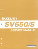2003 Suzuki SV650/SV650S Service Manual (P/N 99500-36120-03E) – preview page 1