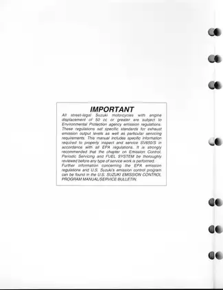 Suzuki SV650/S 2003 Service Manual - Complete Guide to Maintenance and Repair Preview image 2