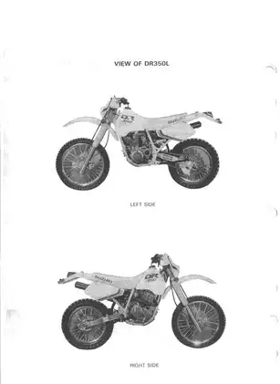 Suzuki DR350 Service Manual - Comprehensive Maintenance Guide for 1990-1997 Models Preview image 3