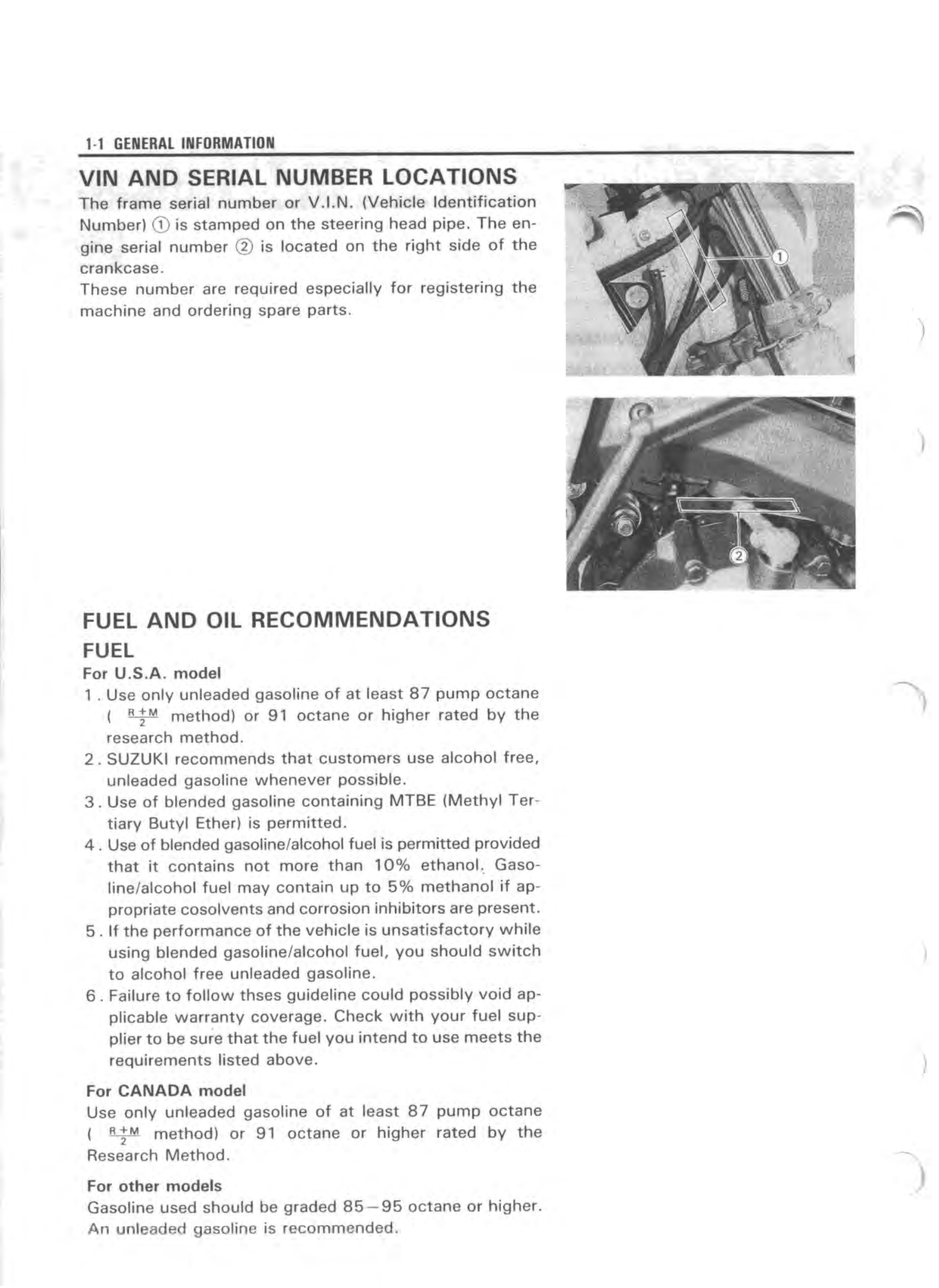 1990-1999 Suzuki  DR350S, DR350SE repair, service and shop manual Preview image 5