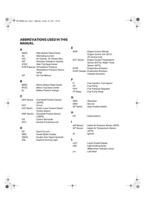 2004-2008 Suzuki DL650 V-Strom service manual Preview image 5