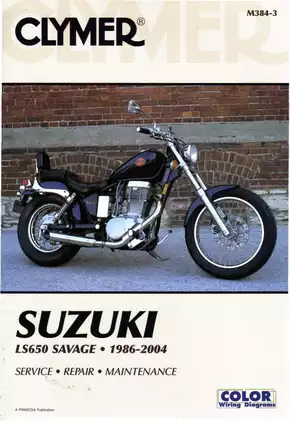 Clymer Suzuki LS650 Savage 1986-2004 Manual - Service, Repair, Maintenance