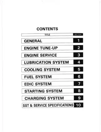 Toyota Coaster and Land Cruiser Engine Repair Manual (BU20, BB10) Preview image 3