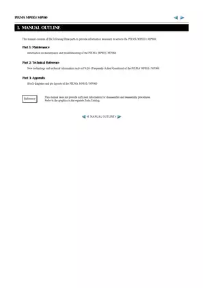 Canon PIXMA MP810 & MP960 Service Manual - Comprehensive Troubleshooting & Repair Guide Preview image 2