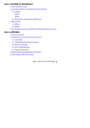 Canon PIXMA MP810 & MP960 Service Manual - Comprehensive Troubleshooting & Repair Guide Preview image 4