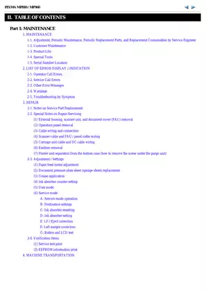Canon PIXMA MP810/MP960 Service Manual - Comprehensive Guide for Maintenance and Repair Preview image 3