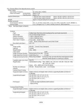Comprehensive Service Manual for Canon PIXMA MP150 Inkjet Printer Preview image 4