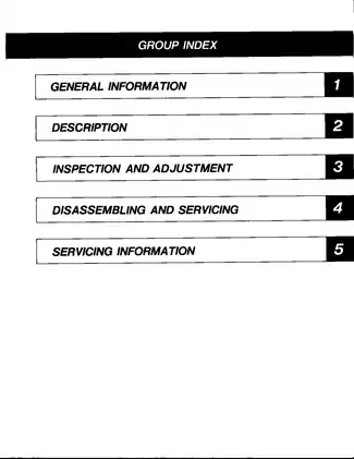 Suzuki GS250FWS Motorcycle Service Manual (1990) - Ultimate Repair Guide Preview image 4
